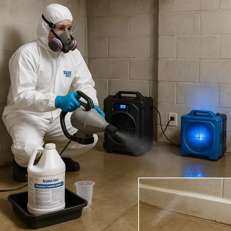 Sanitization and Odor Removal process in Highland, MD